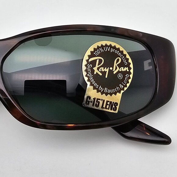 Ray-Ban B&L W1927 XWAU Tortoise Frame G-15 Green Glass Lens Cat Eye Sunglasses main image 5